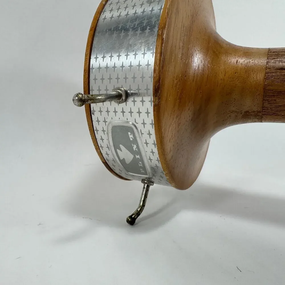 Vintage Flint Arrowhead Center Hole Stainless Utensil Stand Spatula Ladle